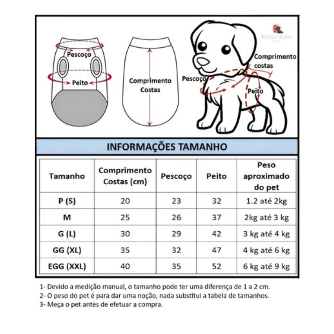 Colete Jaqueta Acolchoada de Inverno para Cães e Gatos – O Chico Tem