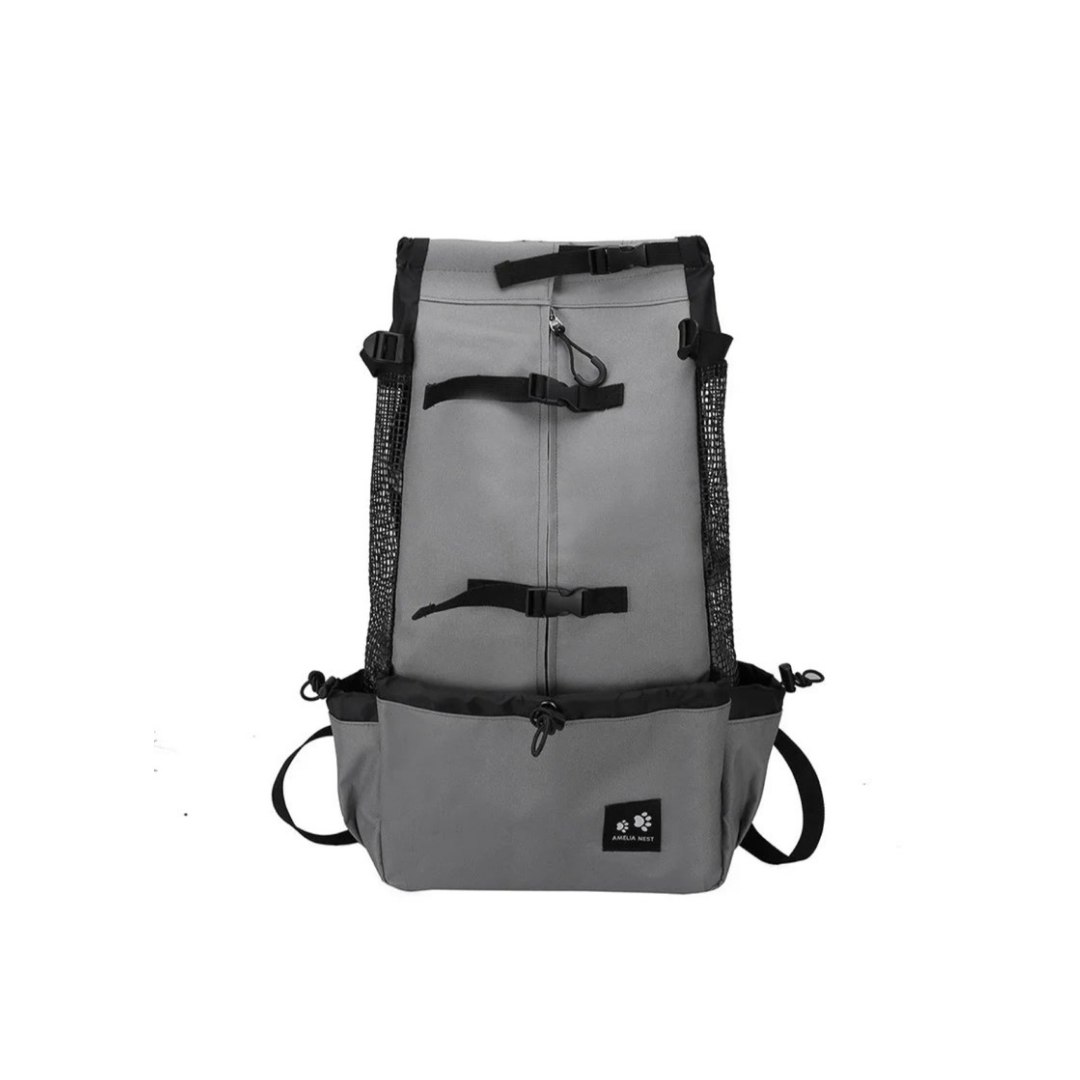 Mochila de Transporte para Cães - Nylon Forte e Respirável