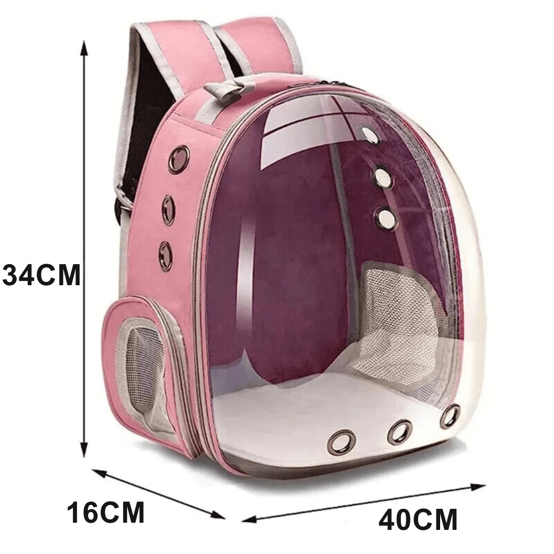 Mochila Transparente para Transporte de Animais - O Chico Tem