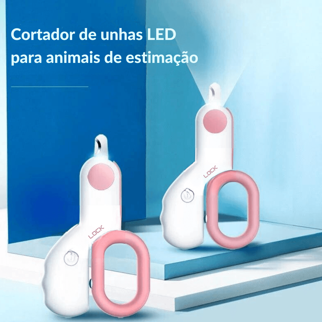 Cortador de Unhas com LED para PETS - O Chico Tem