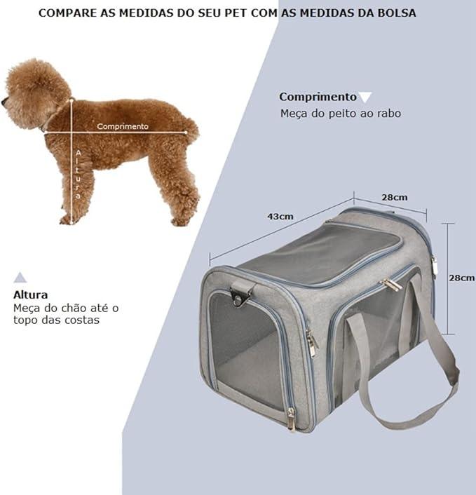 Bolsa de transporte para animais de estimação - O Chico Tem