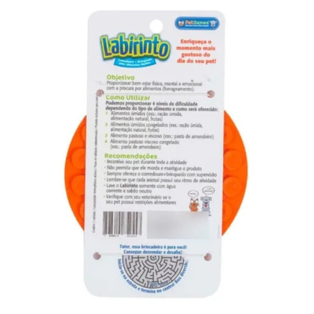 Tapete De Lamber Comedouro Ração Úmida Para Cães E Gatos - O Chico Tem