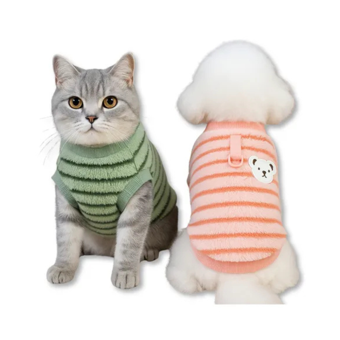 Pijama Pet de Microfibra com Bordado de Ursinho – O Chico Tem