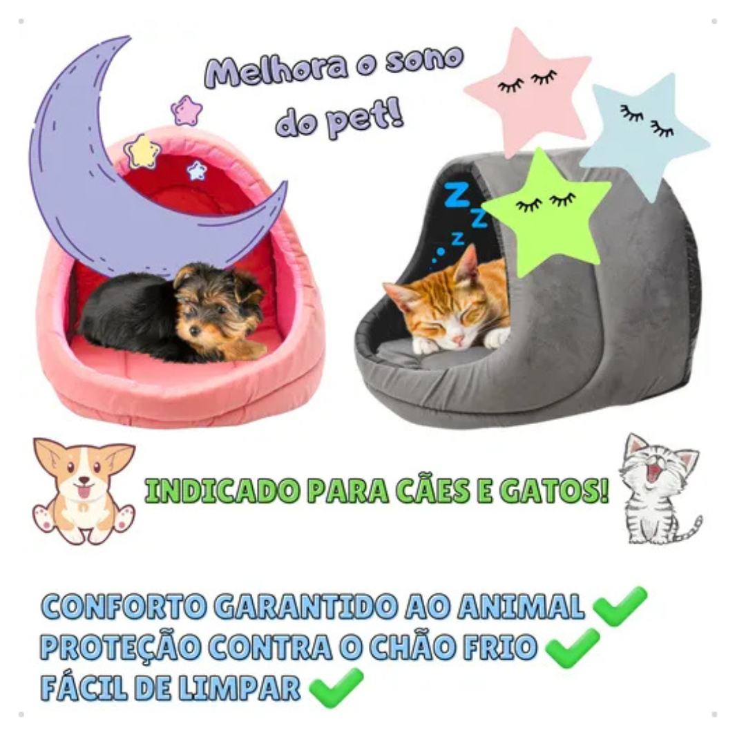 Caminha Toca Iglu Porte Pequeno para pet - O Chico Tem