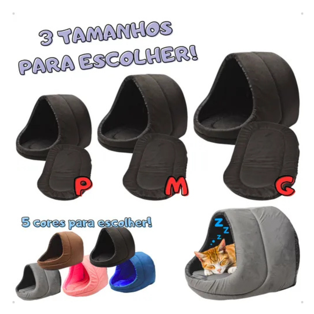 Caminha Toca Iglu Porte Pequeno para pet - O Chico Tem