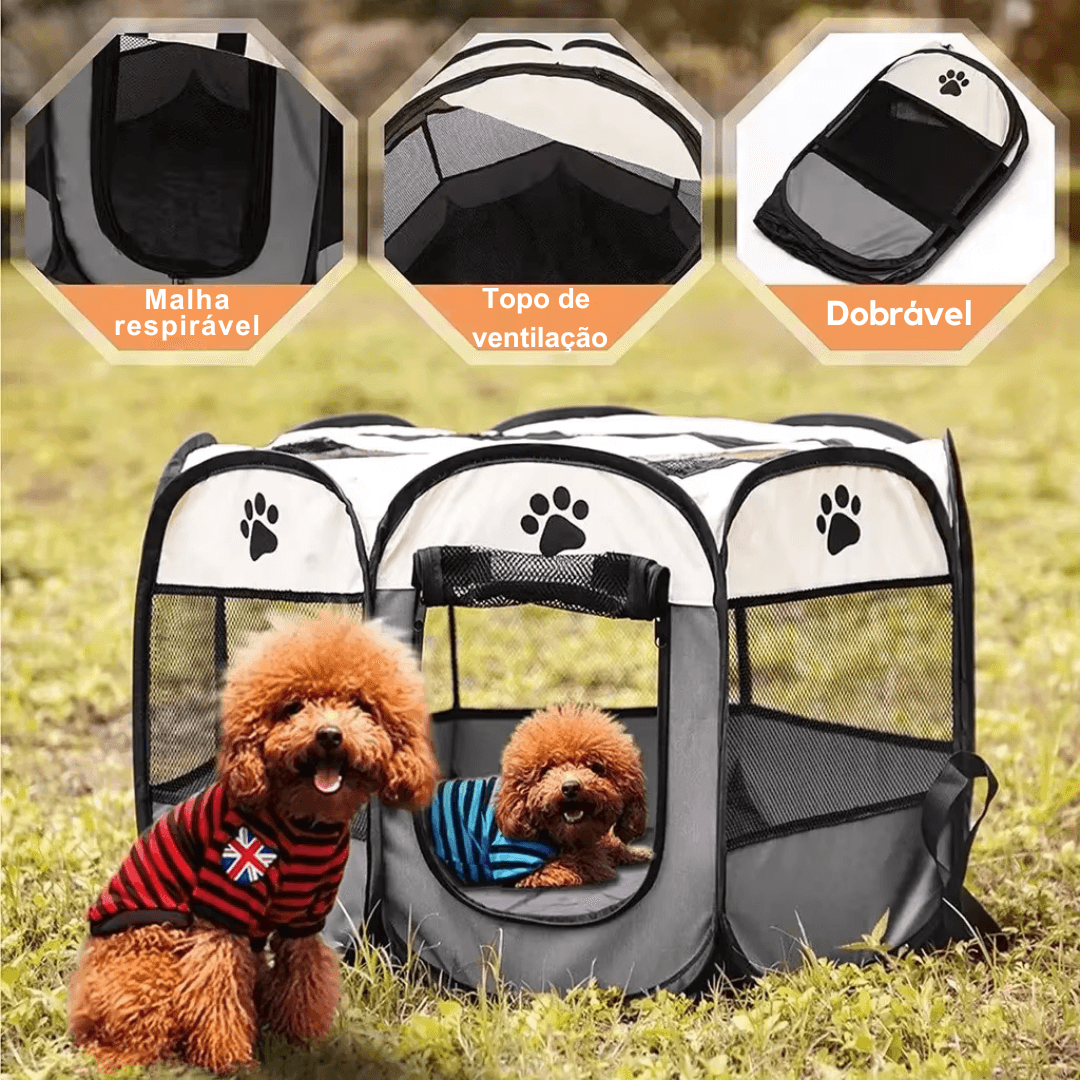 Tenda Dobrável Portátil Para Pet - O Chico Tem