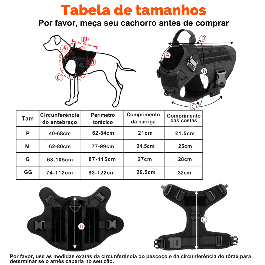 Colete para Cães Maiores - O Chico Tem