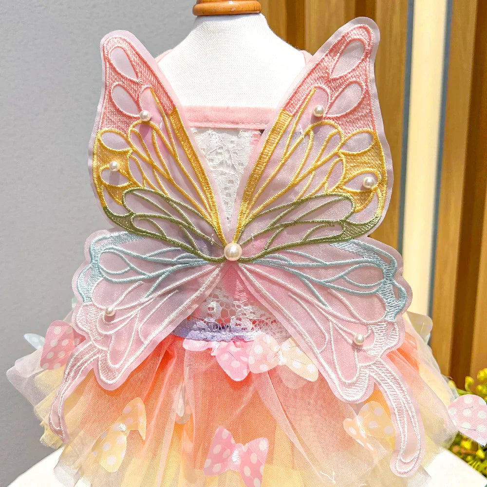 Fantasia de Princesa com Borboleta para PETS - O Chico Tem