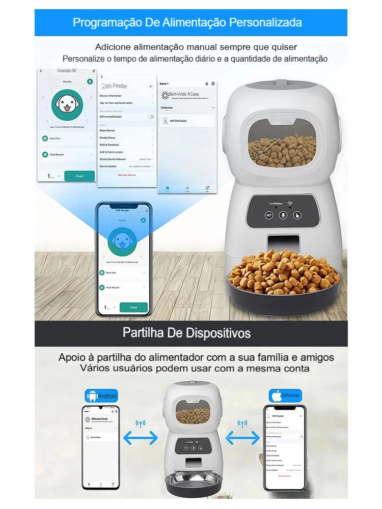 Alimentador Automático para PETS - O Chico Tem