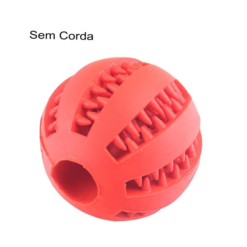 Bola Encaixe Petiscos com Corda para PETS - O Chico Tem