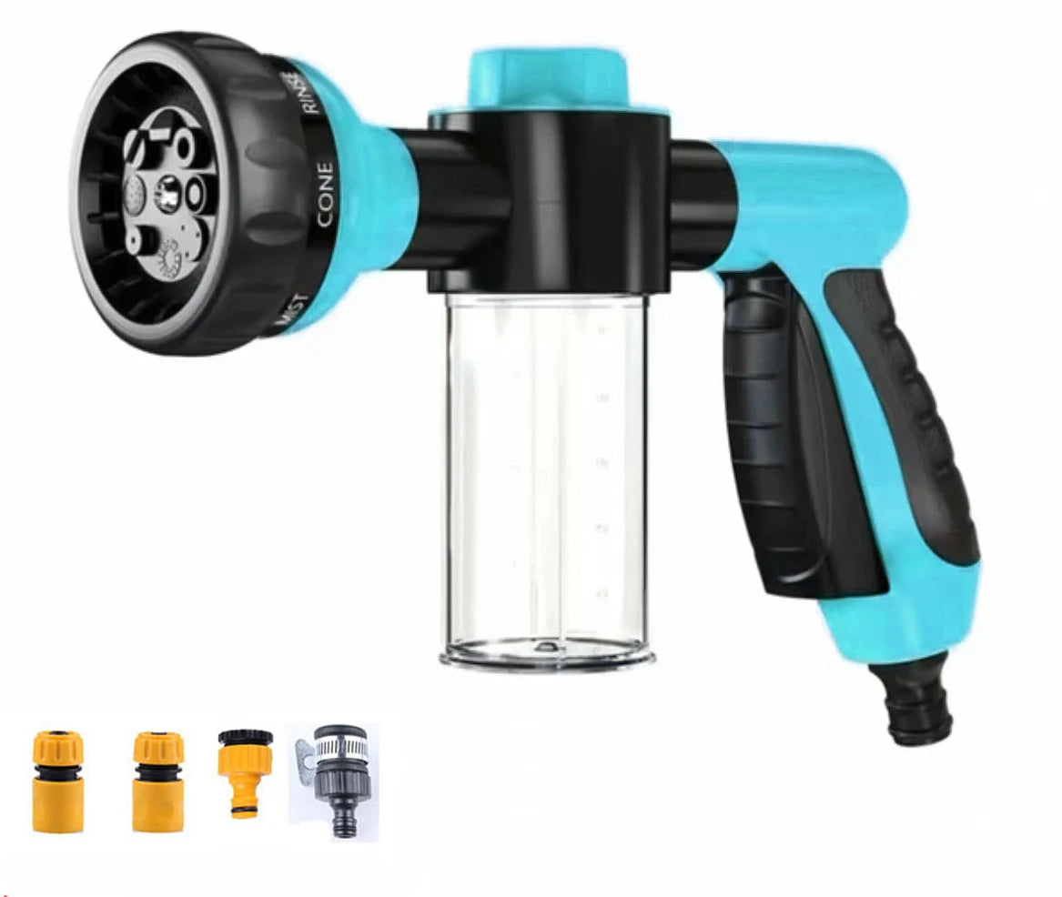 Ajustável de alta pressão pulverizador bocal mangueira, Dog Shower Gun, Pet Wash Limpeza, Espuma de água do banho, pulverizador de sabão, 3 modos, Clean Tool