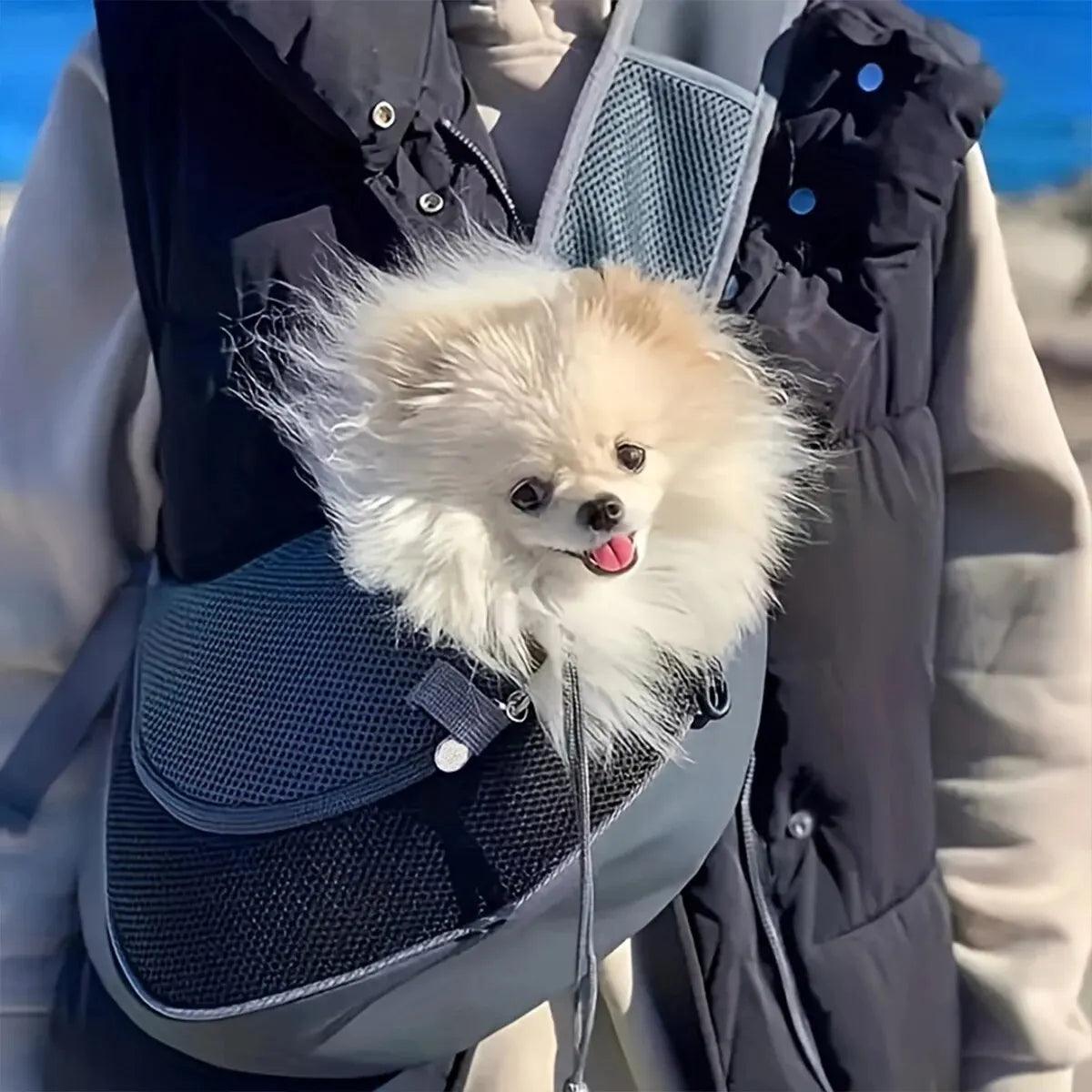 Bolsa Canguru Para Pet - O Chico Tem