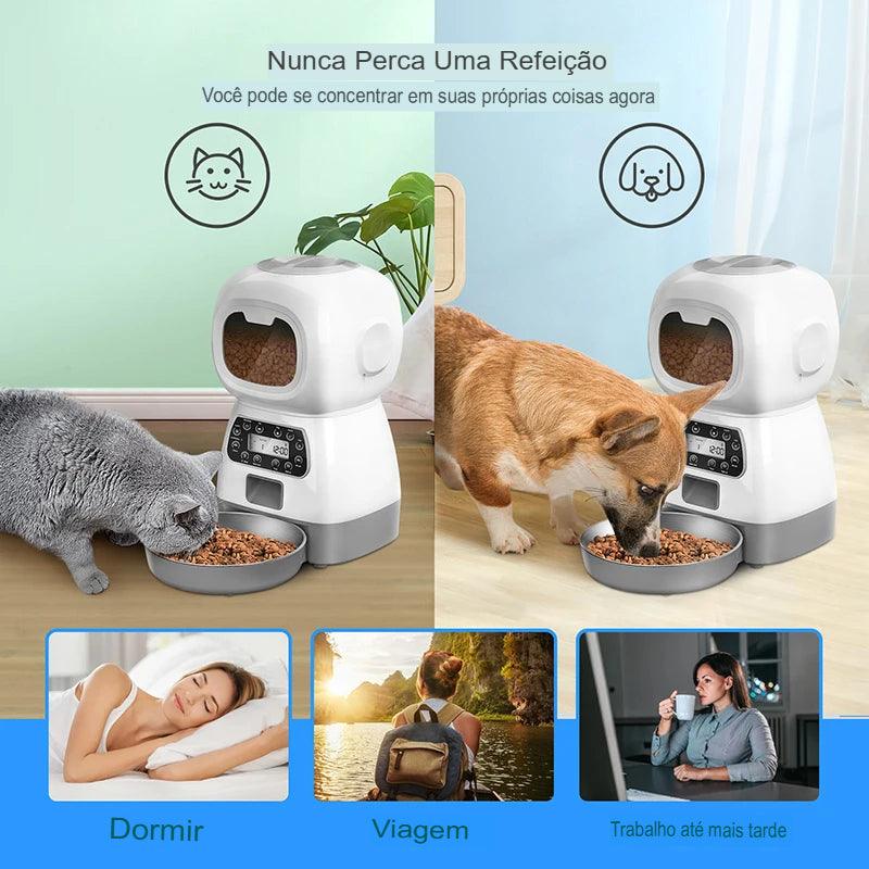 Alimentador Automático para PETS - O Chico Tem
