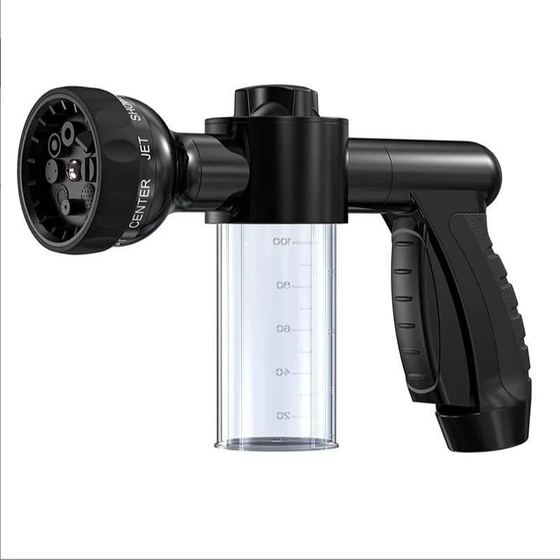 Ajustável de alta pressão pulverizador bocal mangueira, Dog Shower Gun, Pet Wash Limpeza, Espuma de água do banho, pulverizador de sabão, 3 modos, Clean Tool