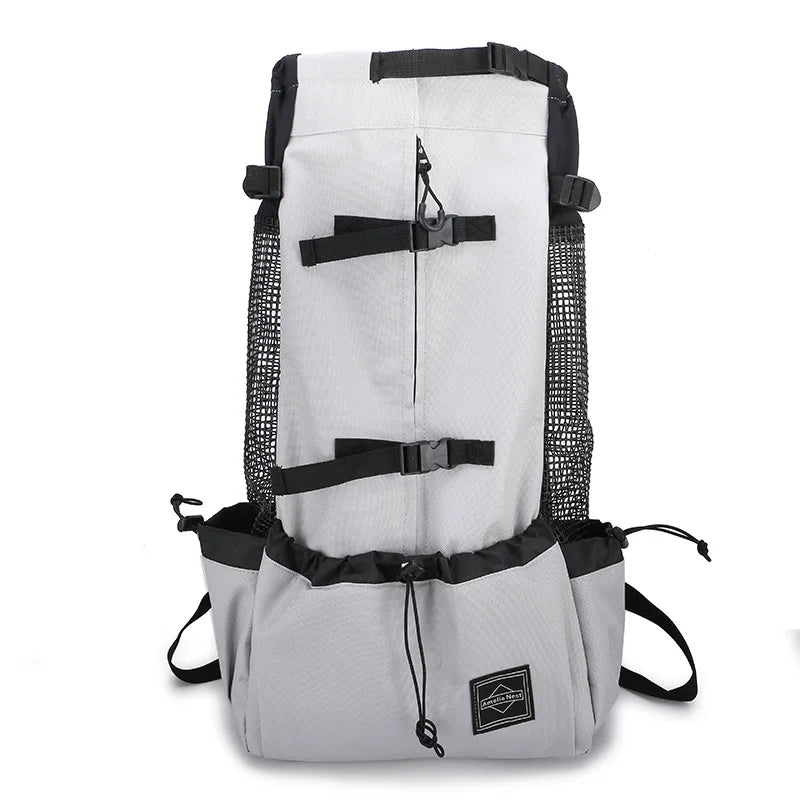 Forte náilon cão portador mochila para pequenos cães médios de alta qualidade respirável ciclismo mochila para viagens ao ar livre pet suprimentos