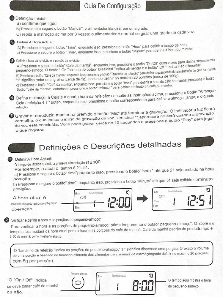Alimentador Automático para PETS - O Chico Tem