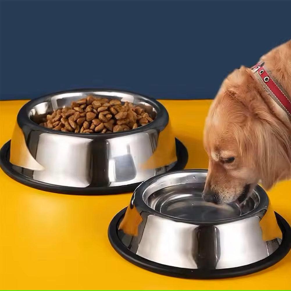 Alimentador de Aço Inoxidável para PETS - O Chico Tem