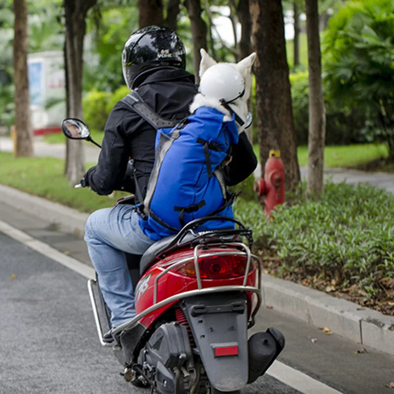 Forte náilon cão portador mochila para pequenos cães médios de alta qualidade respirável ciclismo mochila para viagens ao ar livre pet suprimentos