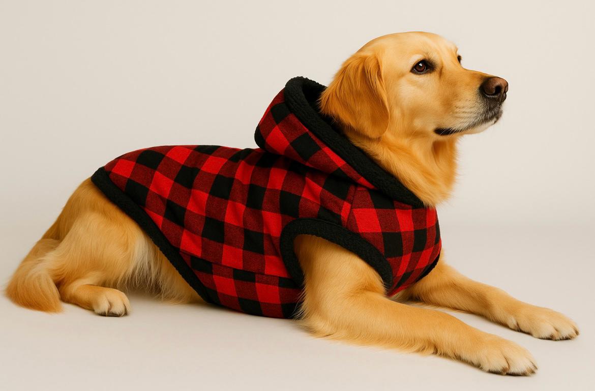 Roupa de inverno para cães grandes - O Chico tem