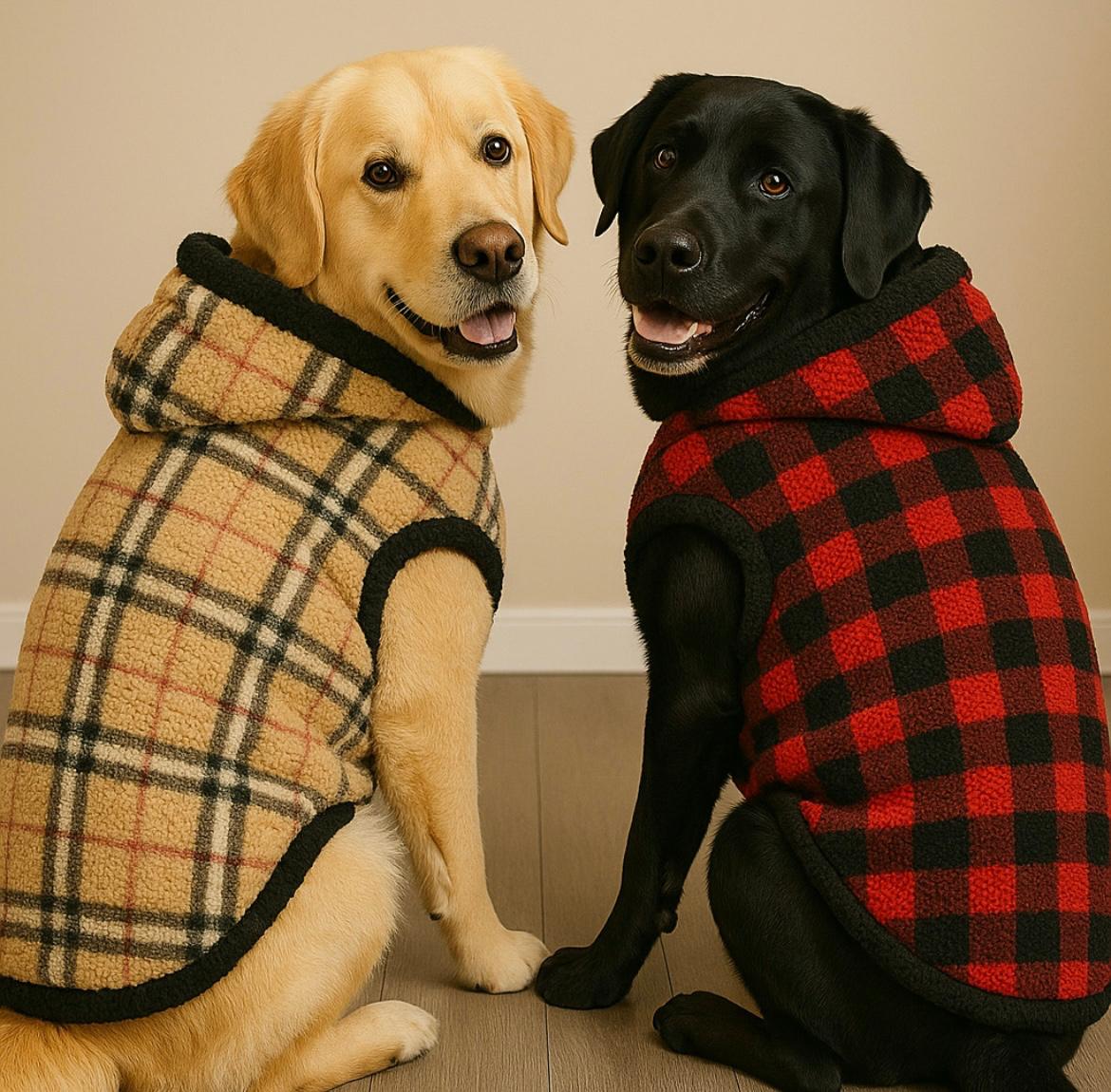 Roupa de inverno para cães grandes - O Chico tem