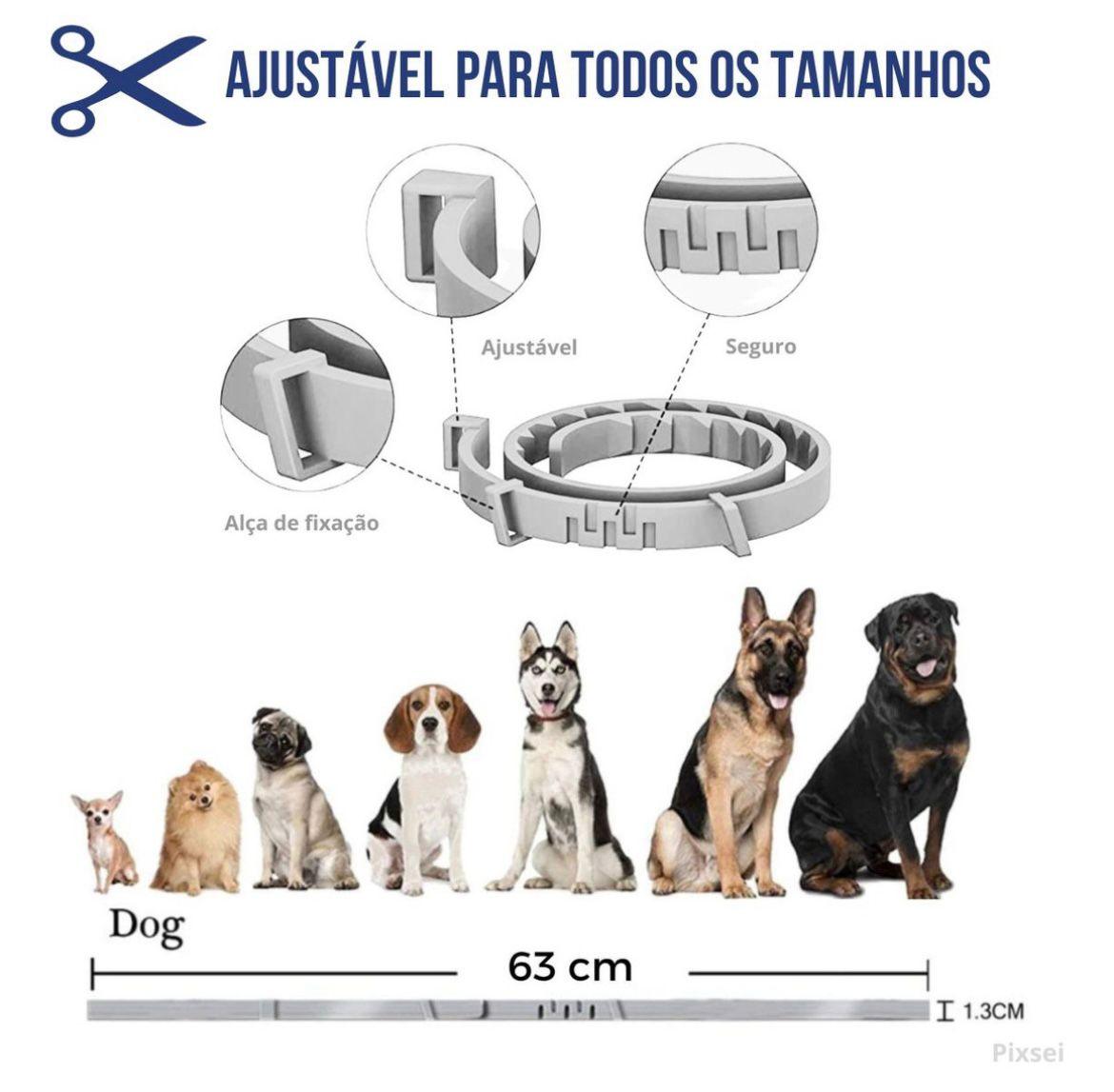 Coleira anti-pulgas e carrapatos para pets