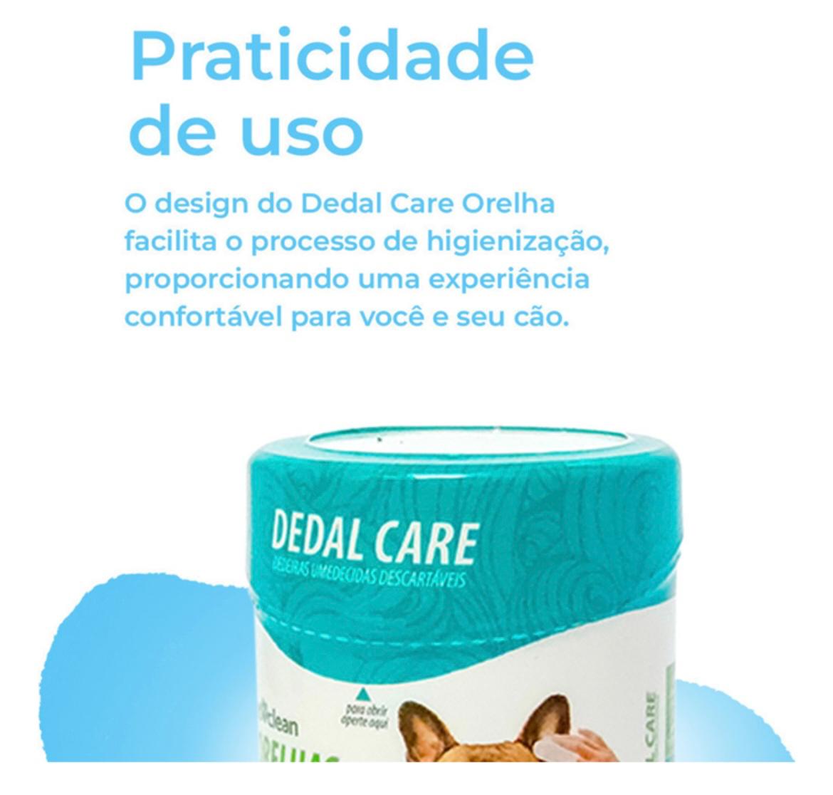 Toalhetes Descartáveis para Limpeza de Orelhas de Pet Clean - O Chico Tem