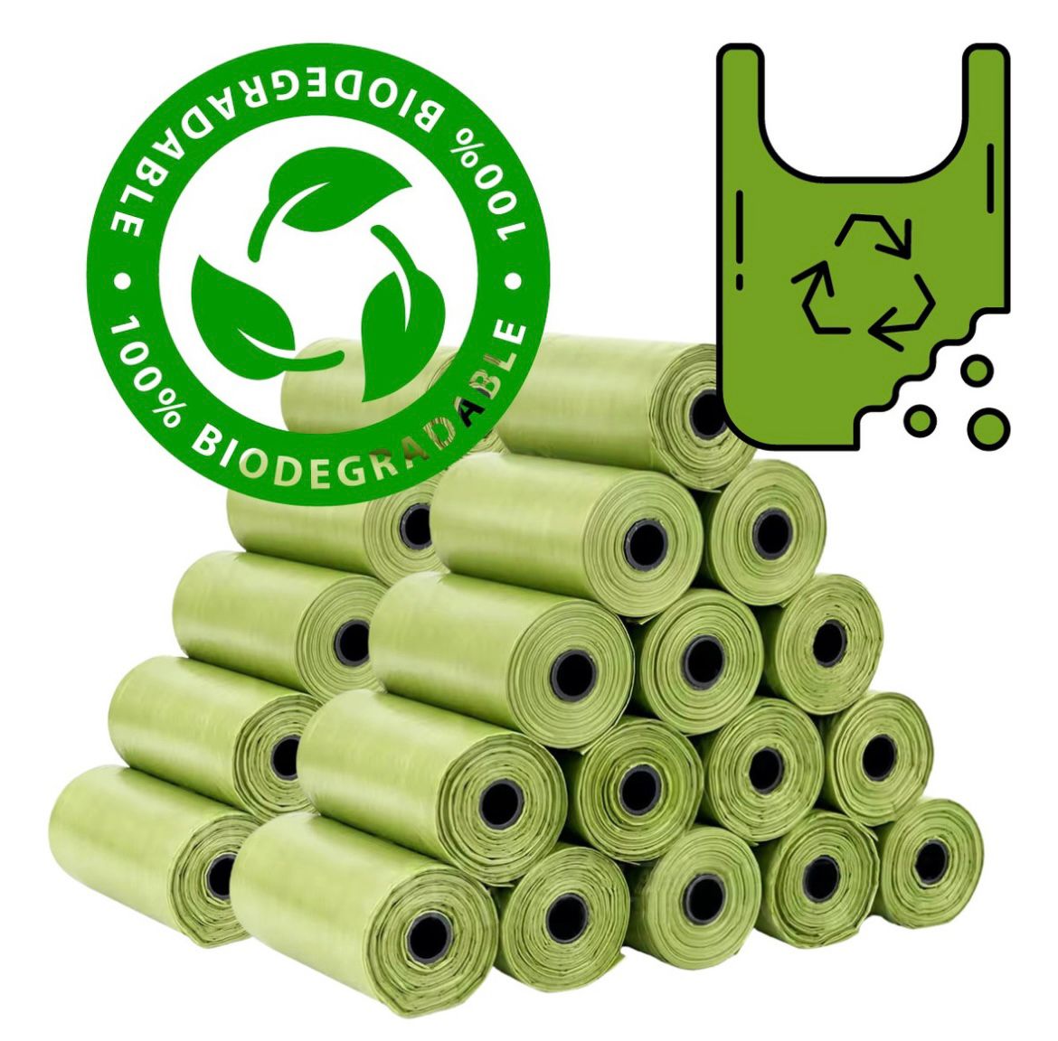 Kits de saquinhos Cata-caca de pet biodegradaveis - O Chico Tem