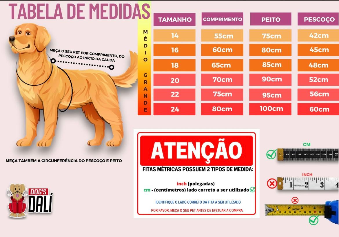 Roupa de inverno para cães grandes - O Chico tem