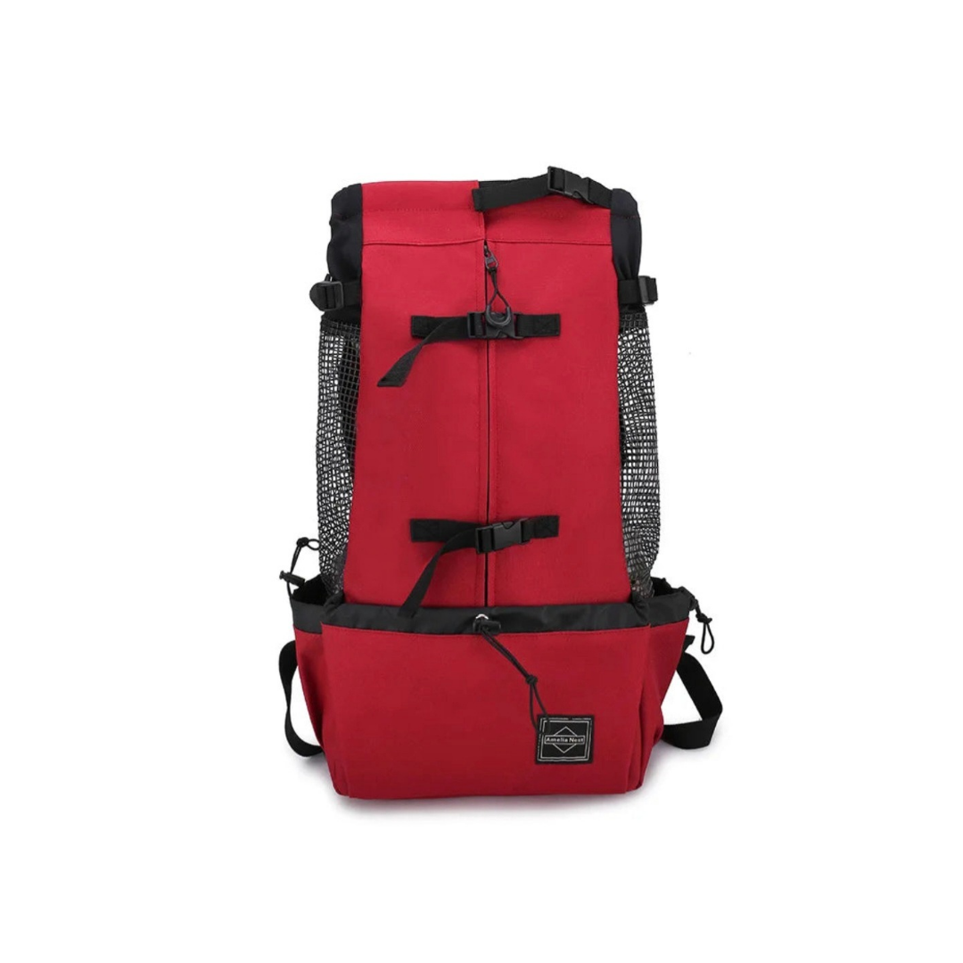 Mochila de Transporte para Cães - Nylon Forte e Respirável