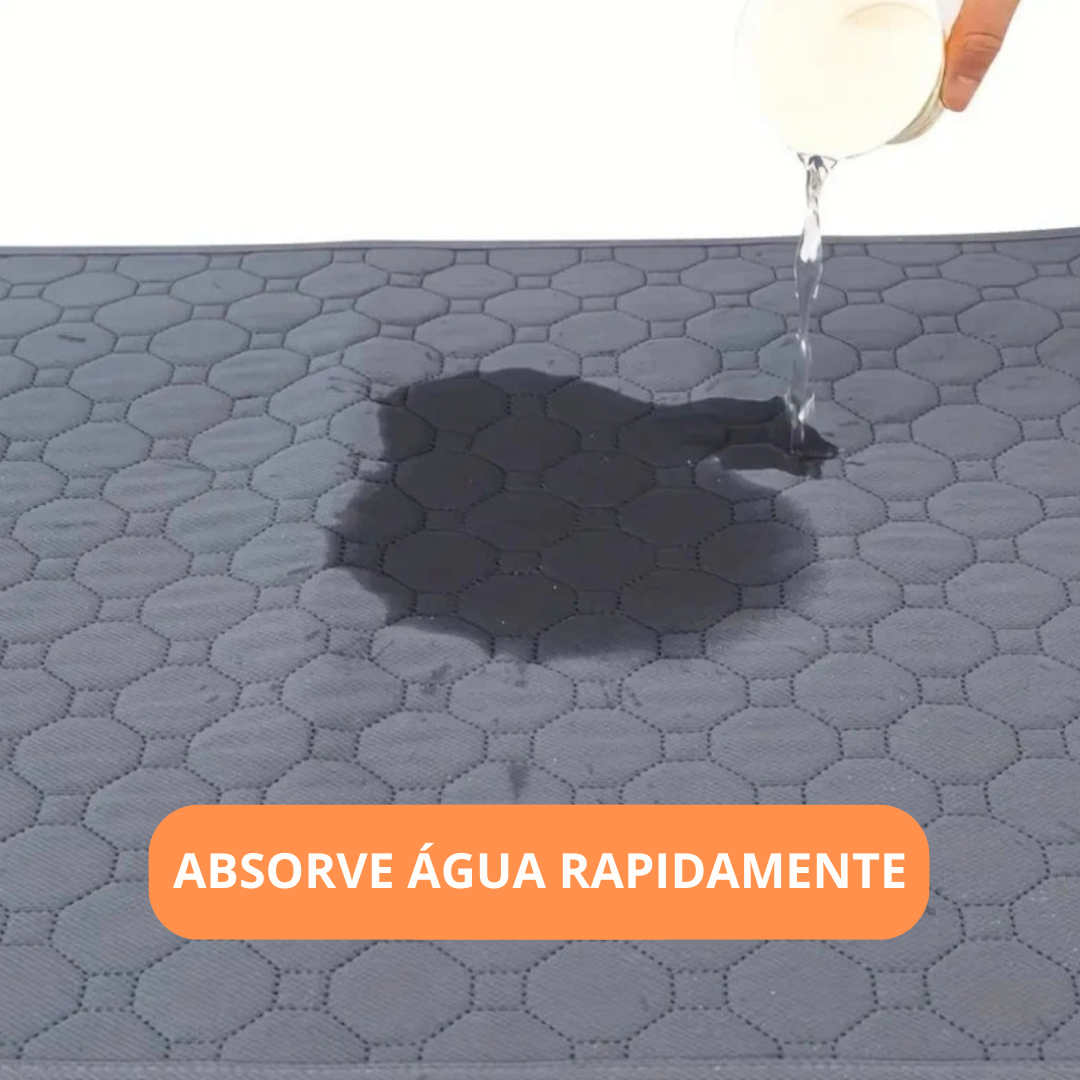 Tapete de Xixi Lavável e Reutilizável para PETS - O Chico Tem