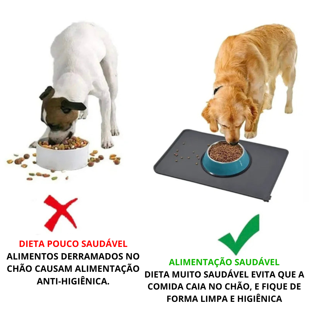 Tapete Antiderrapante Impermeável para Pets