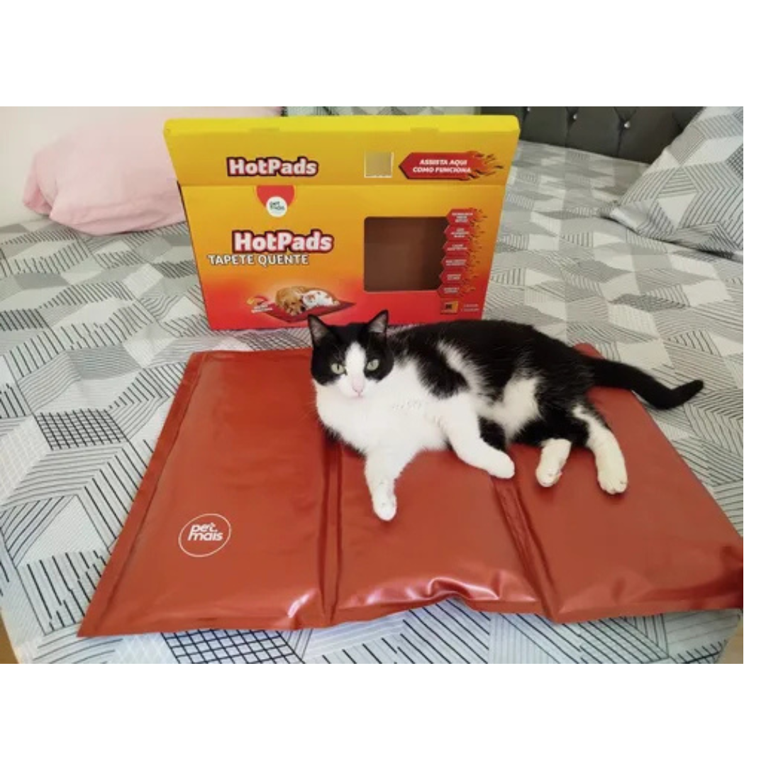 Tapete Quente Pet HotPads Térmico e Lavável – Tamanho M – O Chico Tem