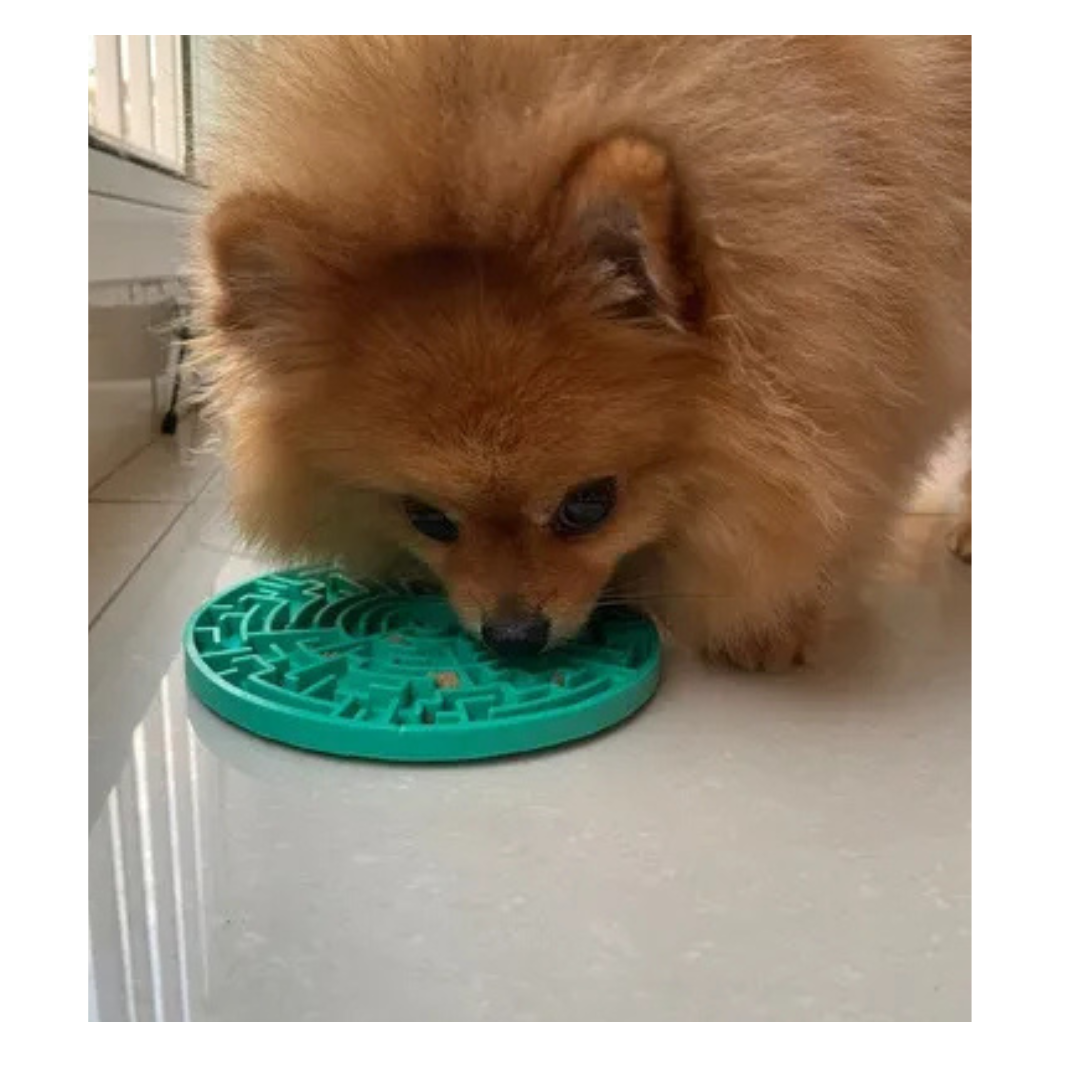 Tapete De Lamber Comedouro Ração Úmida Para Cães E Gatos  - O Chico Tem