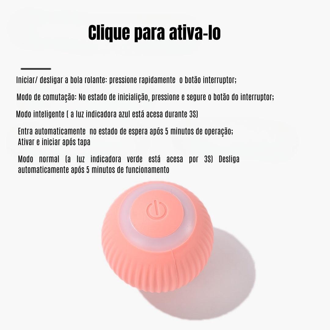 Bola Interativa Inteligente para Gatos - O Chico Tem