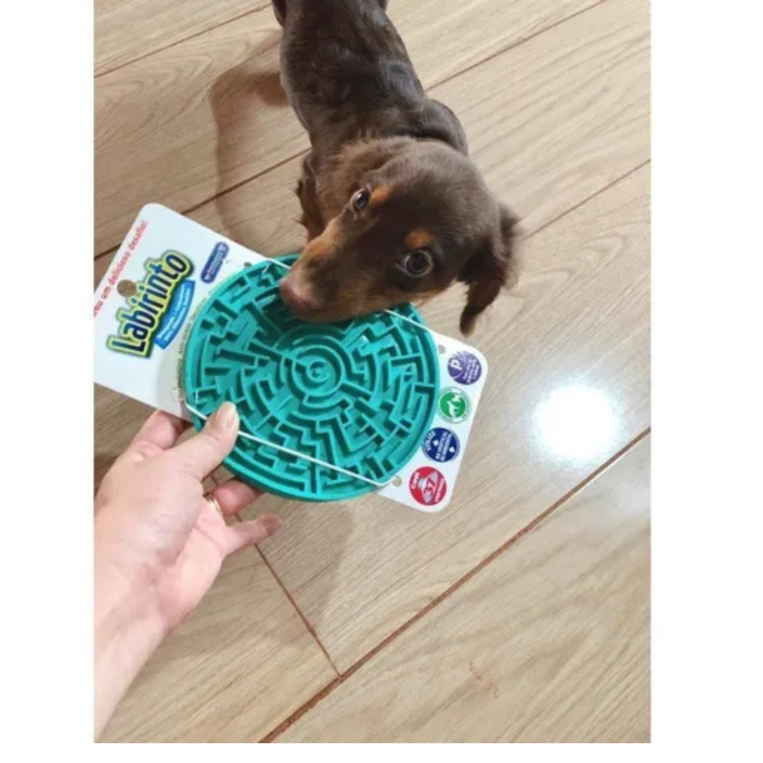 Tapete De Lamber Comedouro Ração Úmida Para Cães E Gatos  - O Chico Tem