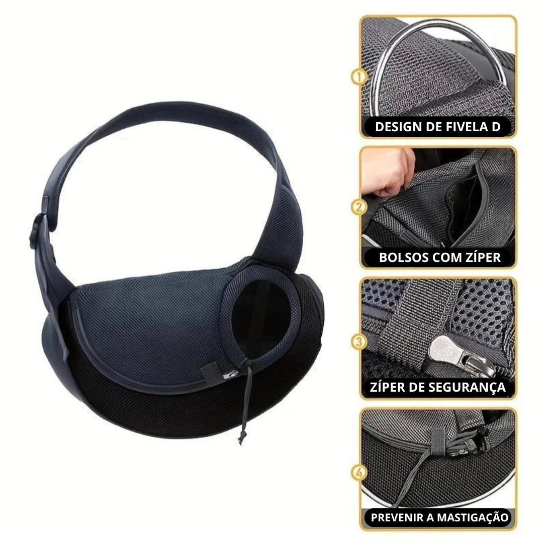 Bolsa Canguru Para Pet - O Chico Tem