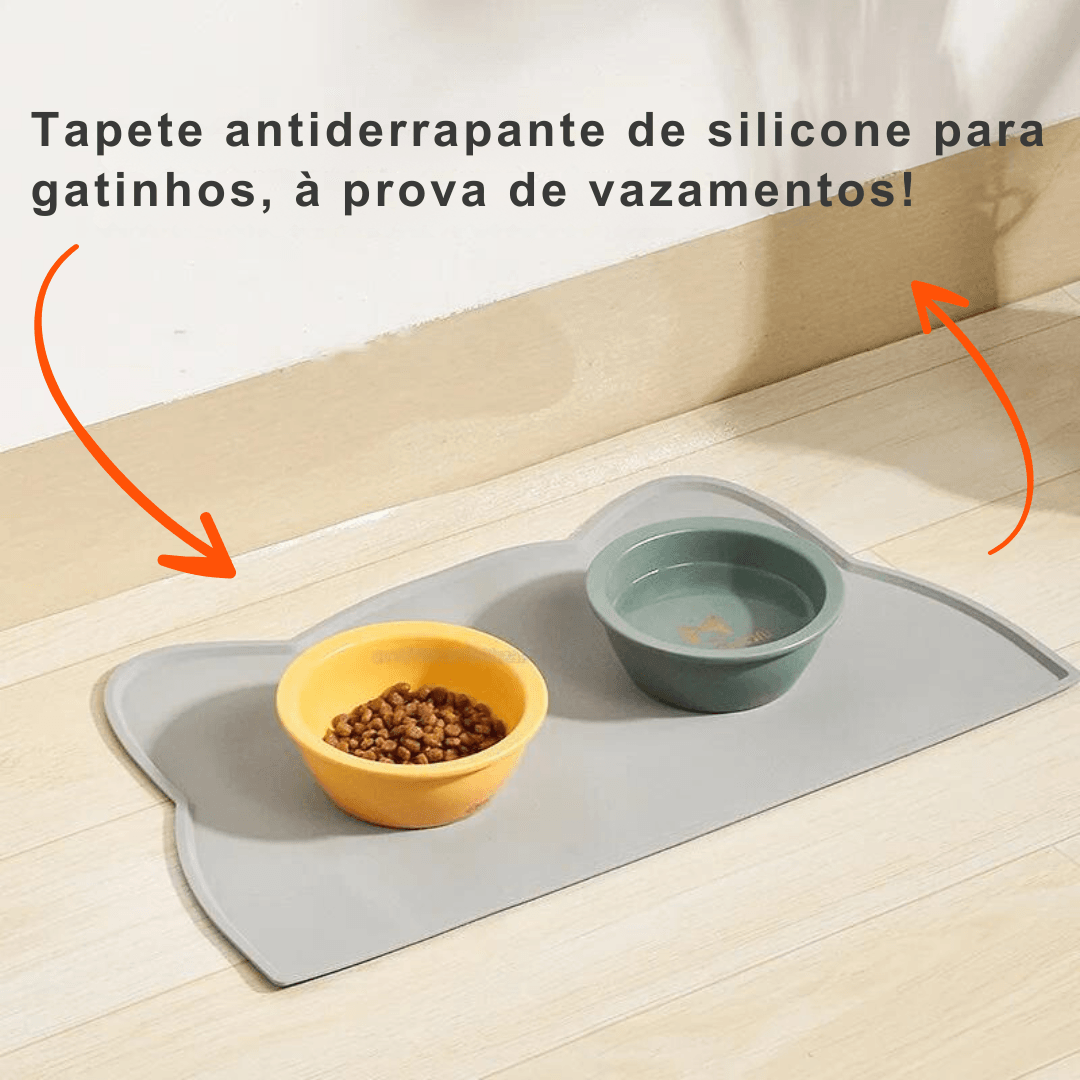 Tapete Impermeável para Alimentação para Pet - O Chico Tem