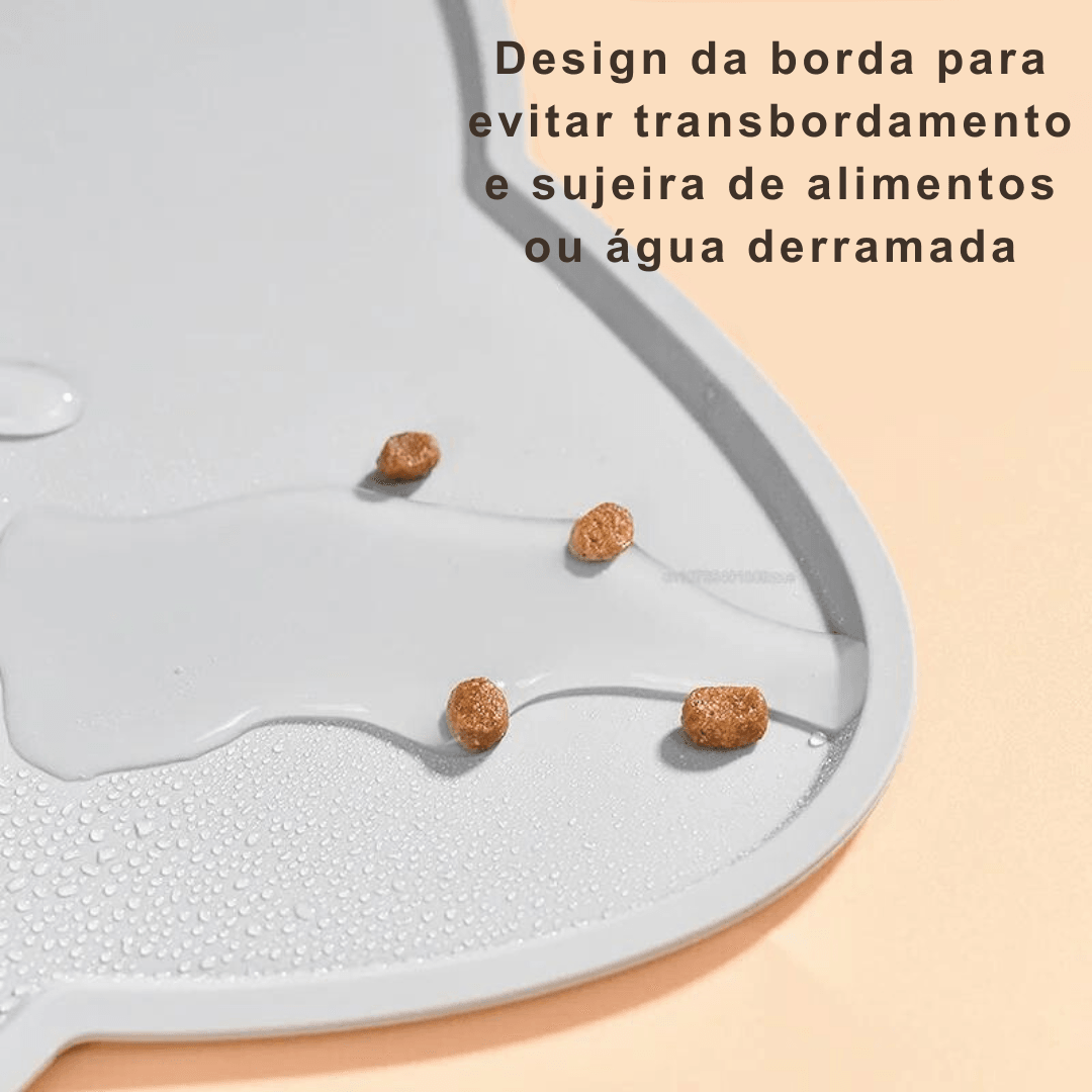 Tapete Impermeável para Alimentação para Pet - O Chico Tem