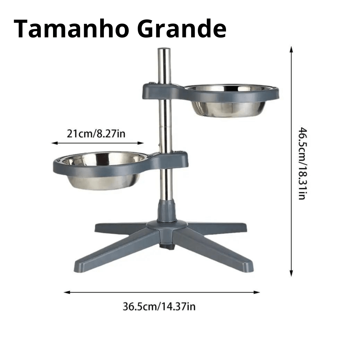 Tigelas Elevadas Para Pet - O Chico Tem