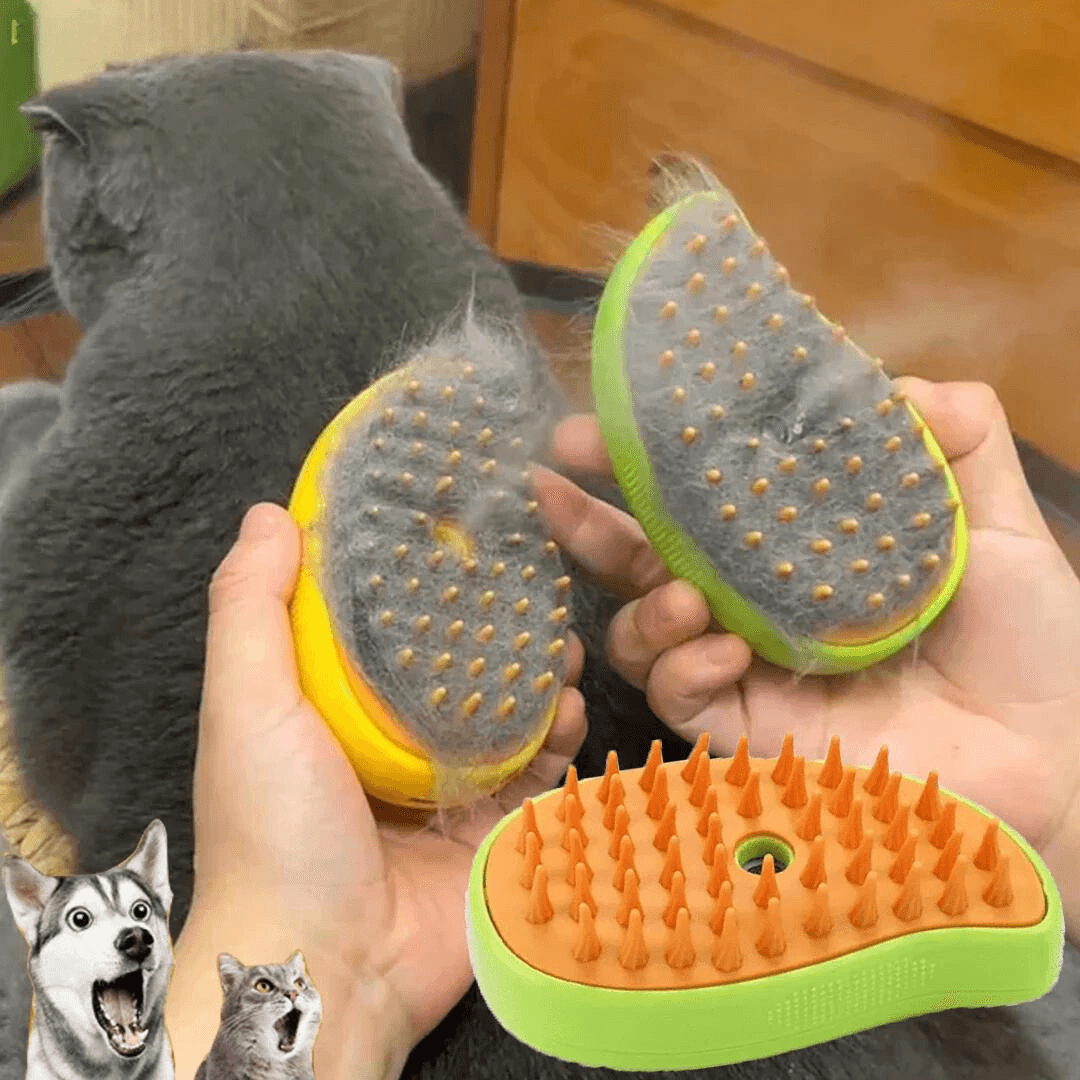 Escova a Vapor 3 em 1 para animais - O Chico Tem