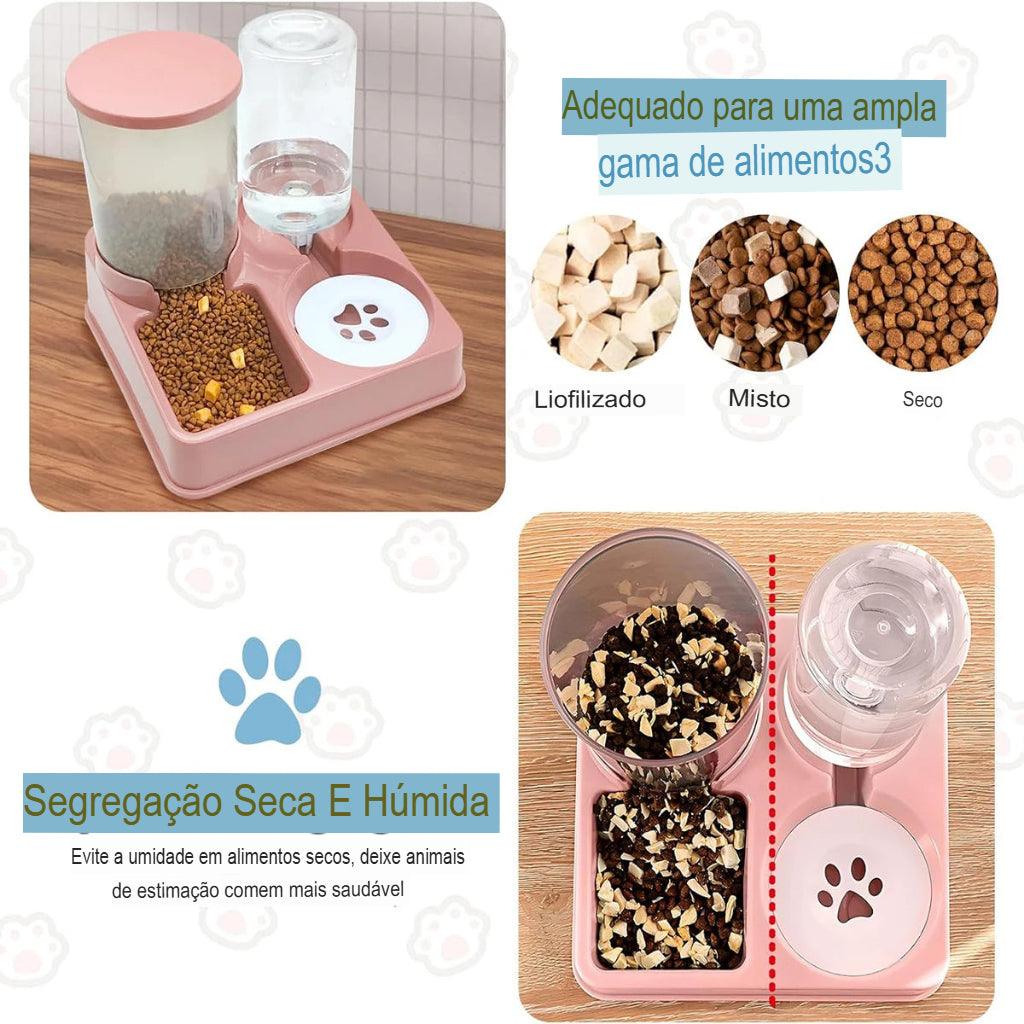 Alimentador para PETS 2 em 1  - O Chico Tem