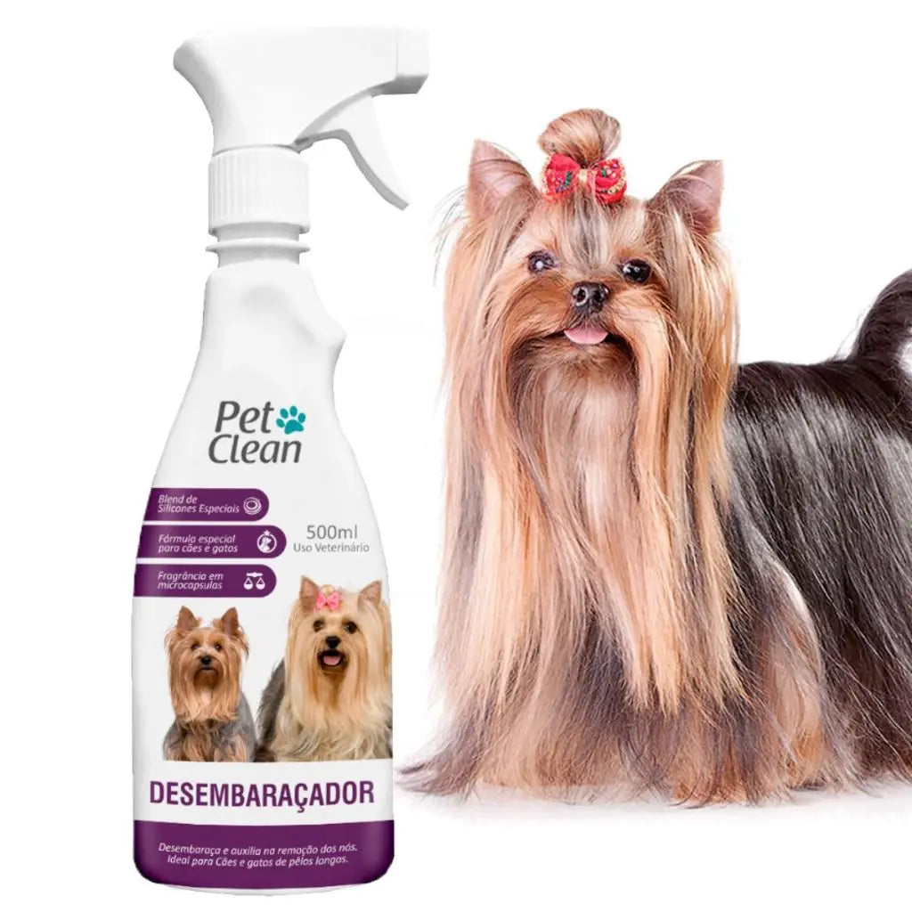 Desembaraçador de Pelos Pet Clean 500ml - O Chico Tem