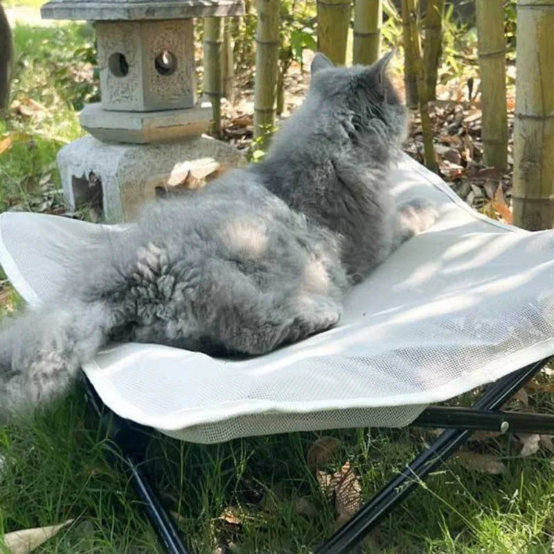 Cama de marcha dobrável ao ar livre universal para todas as estações, ninho de gato, suprimentos para cães, aplicável ao tamanho pequeno e médio