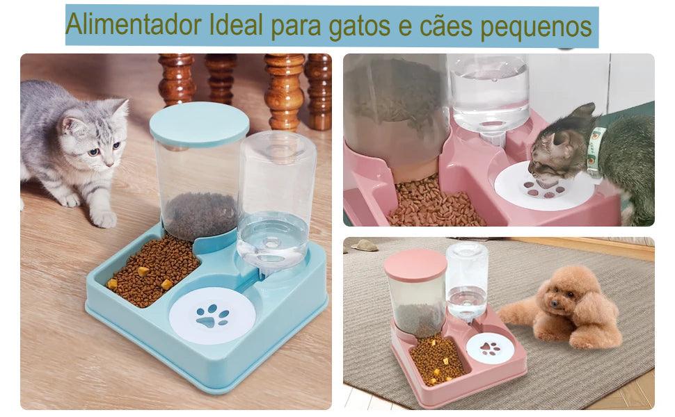 Alimentador para PETS 2 em 1  - O Chico Tem