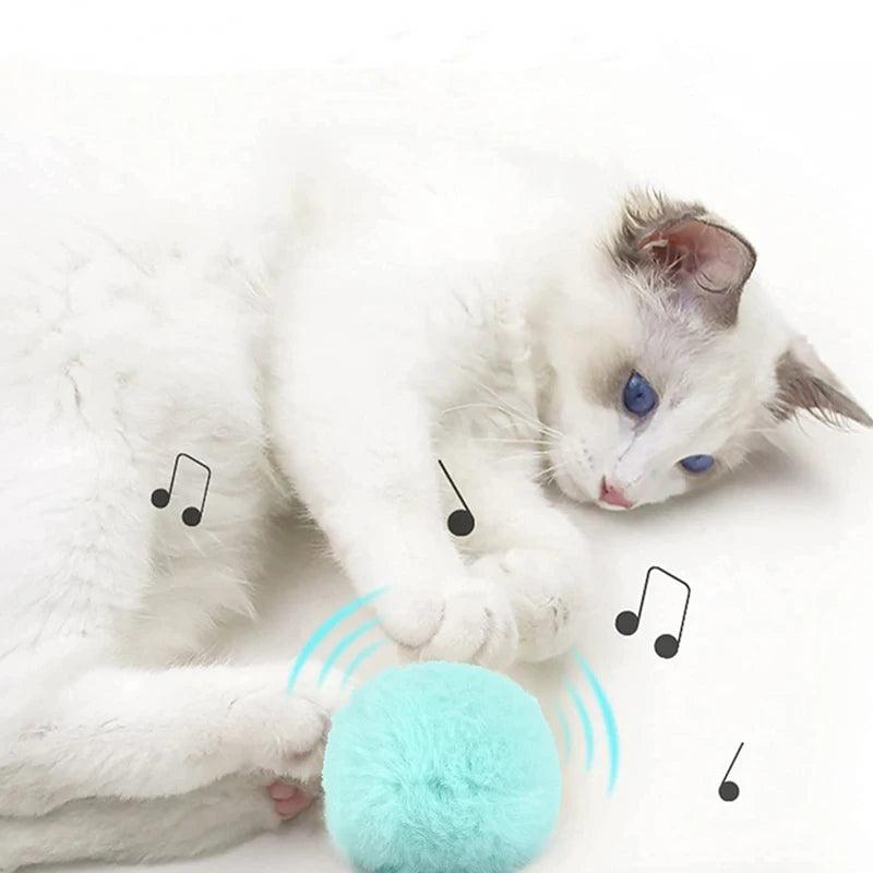 Bola de Brinquedo Interativa de Pelúcia para Gatos - O Chico Tem