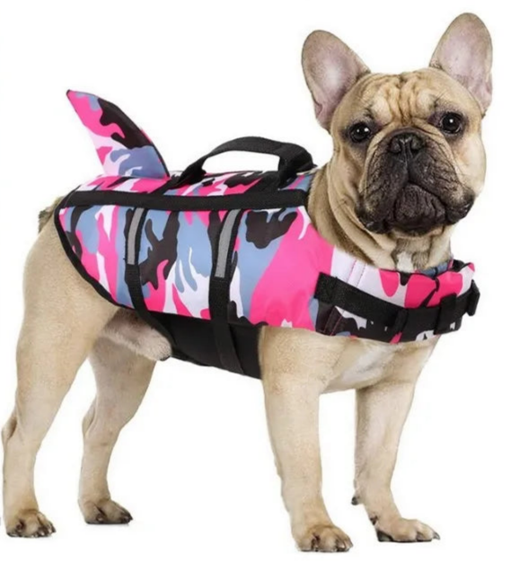 Colete Salva-Vidas tubarão para PETS - O Chico Tem