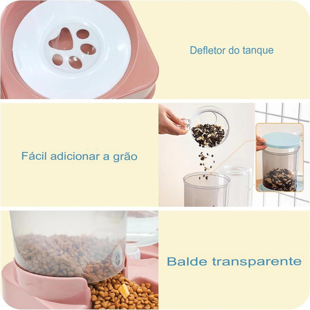 Alimentador para PETS 2 em 1  - O Chico Tem