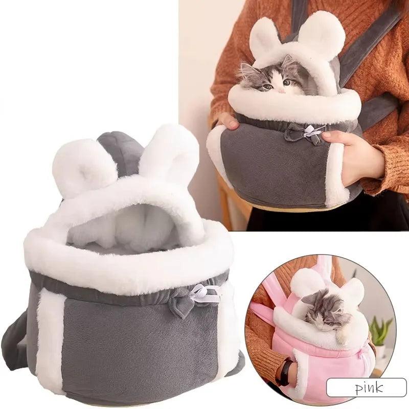 Bolsa de transporte de pelúcia para pets - O Chico Tem