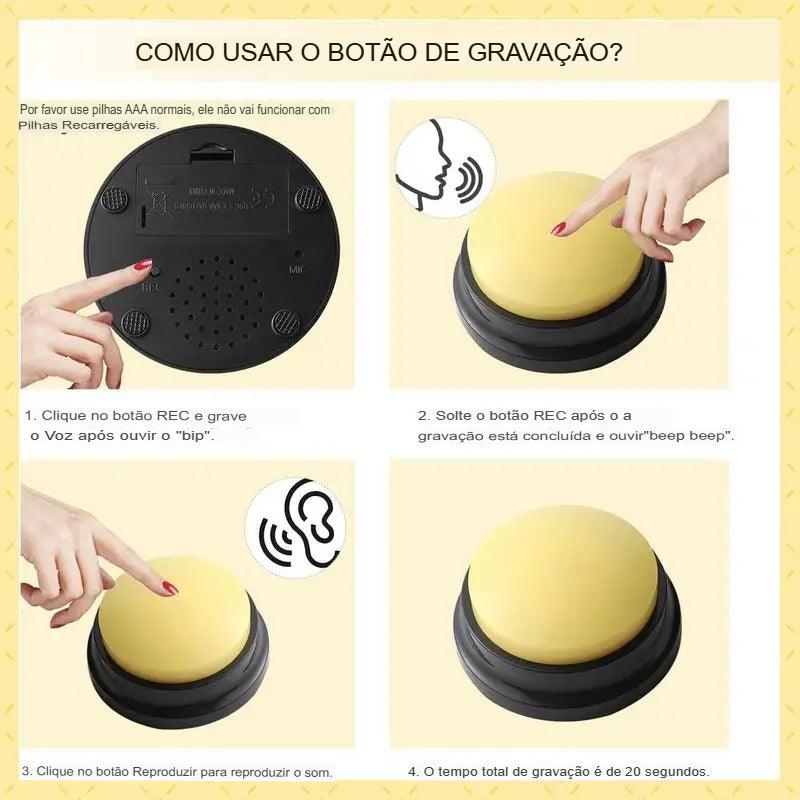 Botões de comunicação para pets - O Chico Tem