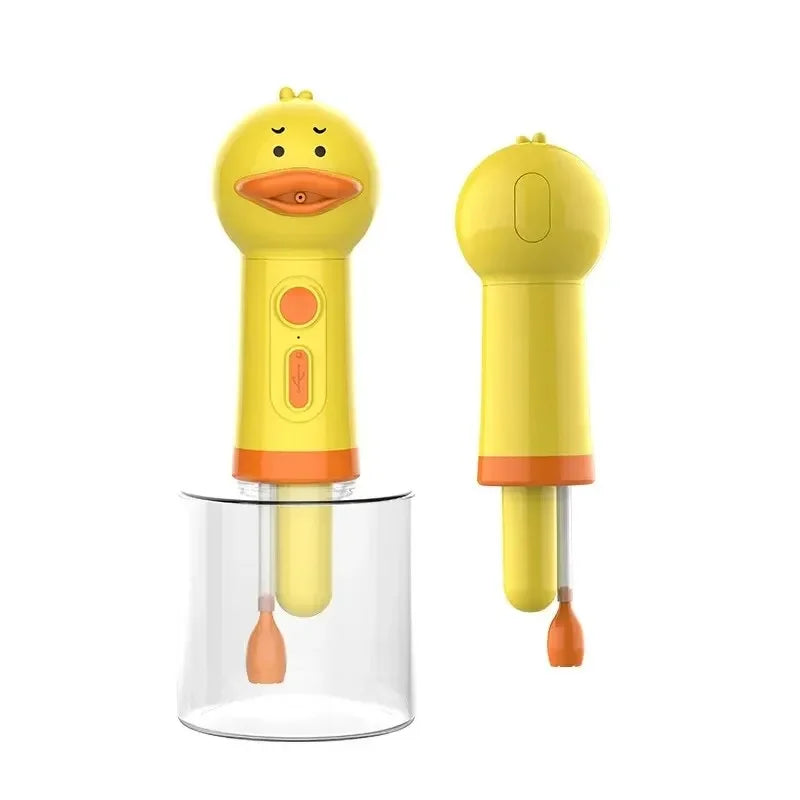 TOUA-Máquina Elétrica Espuma para Pet Cleaning, Carregamento USB, Dispenser Automático Sabão, Acessórios de banho, Pato Amarelo